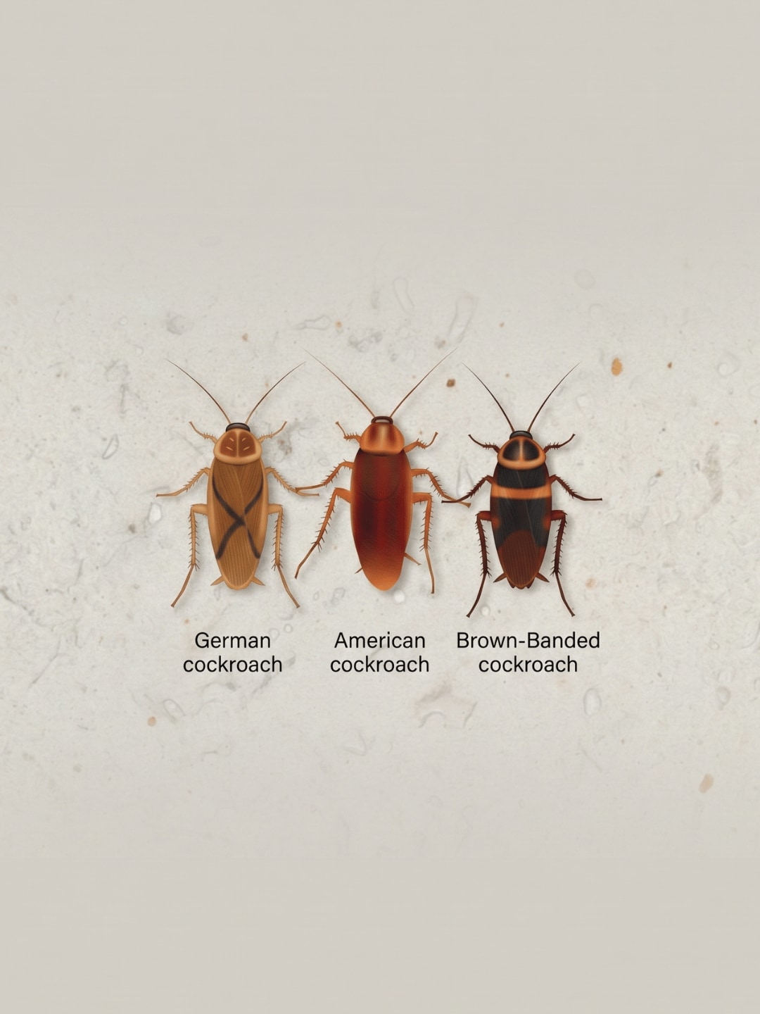 Identifying cockroach nesting sites and species
